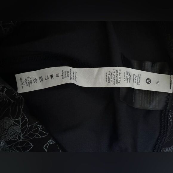 Lululemon Wunder Under High-Rise Tight 28" *Full-On Luxtreme Shine foil size 18 - Picture 16 of 16